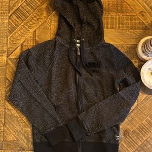 Roots Dark Heather Gray Full-Zip Hoodie